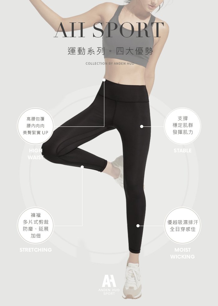 Athleisure.瑜珈彈力緊身褲 Athleisure.瑜珈彈力緊身褲(深藍-水流紋理)