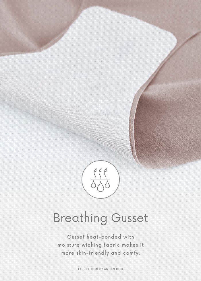 AIRY Series.Mid Rise No-show Brief Panty AIRY Series.Mid Rise No-show Brief Panty(Gray Dawn)