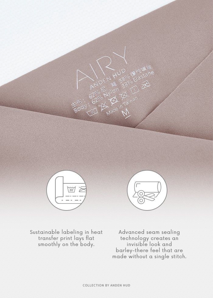 AIRY Series.Mid Rise No-show Brief Panty AIRY Series.Mid Rise No-show Brief Panty(Gray Dawn)