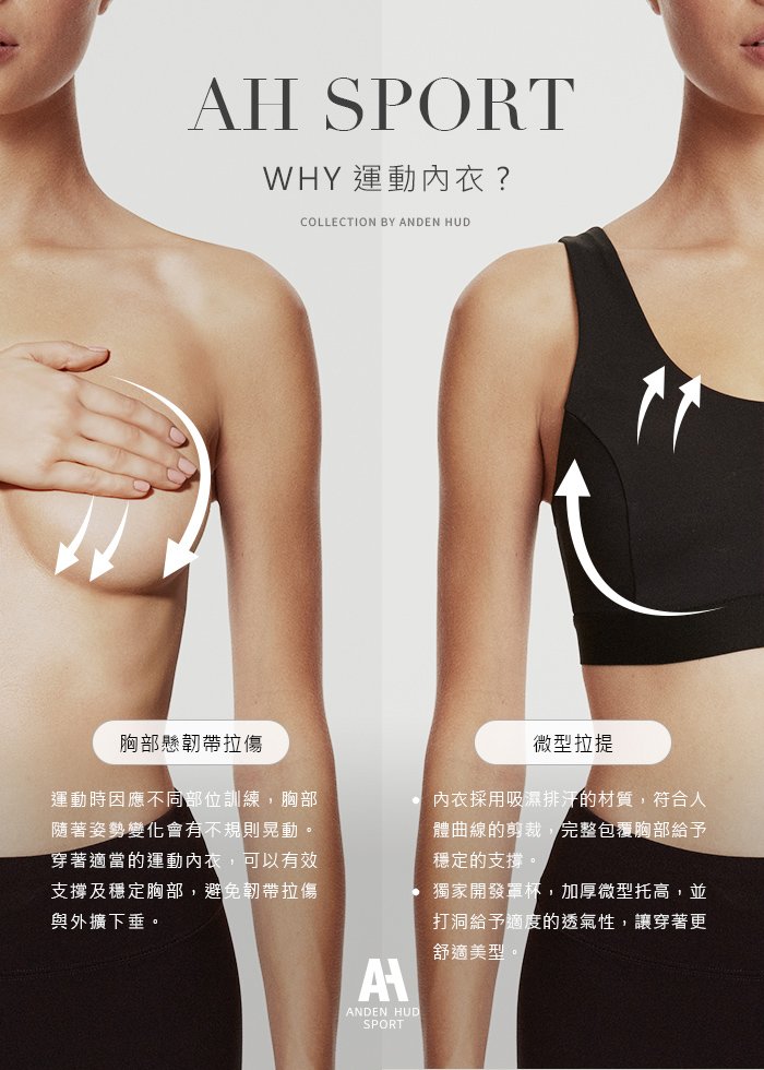 Back to Basics.可調式肩帶交叉中度支撐運動內衣 Back to Basics.可調式肩帶交叉中度支撐運動內衣(黑-AH低調壓光)