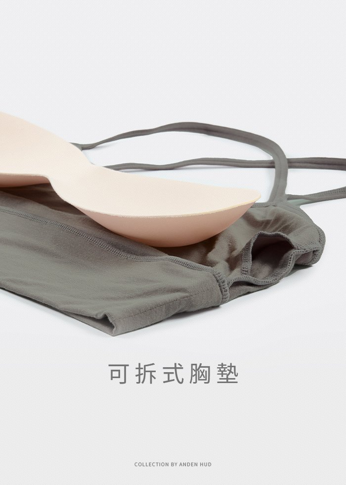 火山岩能量系列.後交叉長版 Bra Top 火山岩能量系列.後交叉長版 Bra Top(淡顏玫瑰)